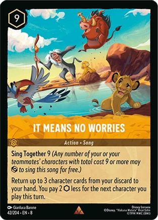 It Means No Worries (8-042)