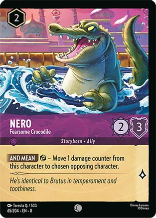 Nero - Fearsome Crocodile (8-065) (Cold Foil)