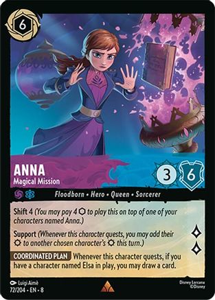 Anna - Magical Mission (8-072) (Cold Foil)