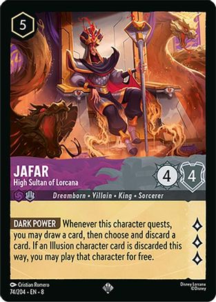 Jafar - High Sultan of Lorcana (8-074)