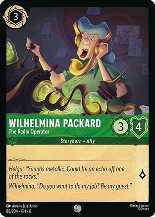 Wilhelmina Packard - The Radio Operator (8-085) (Cold Foil)