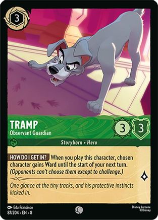 Tramp -Observant Guardian (8-087) (Cold Foil)