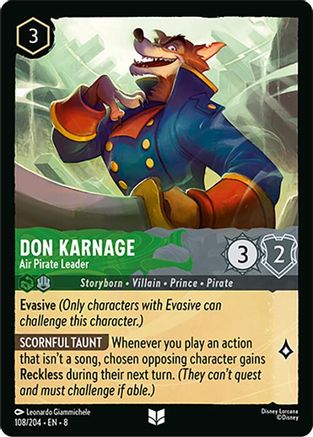 Don Karnage - Air Pirate Leader (8-108) (Cold Foil)