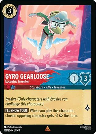 Gyro Gearloose - Eccentric Inventor (8-123) (Cold Foil)