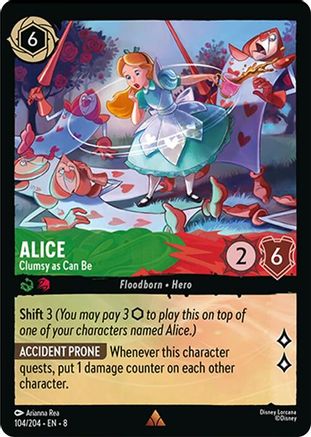 Alice - Courageous Keyholder (8-127) (Cold Foil)
