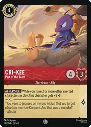 Cri-Kee - Part of the Team (8-131) (Cold Foil)