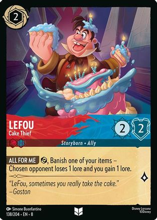 LeFou - Cake Thief (8-138) (Cold Foil)