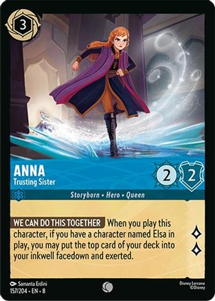 Anna - Trusting Sister (8-157) (Cold Foil)