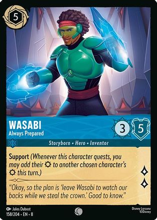 Wasabi - Always Prepared (8-158) (Cold Foil)