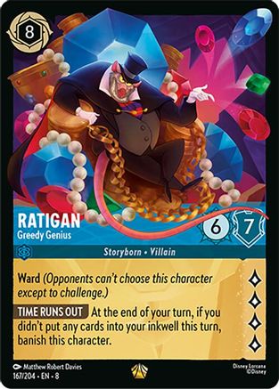 Ratigan - Greedy Genius (8-167) (Cold Foil)