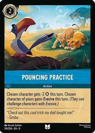 Pouncing Practice (8-176) (Cold Foil)