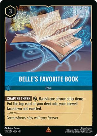 Belle's Favorite Book (8-179) (Cold Foil)