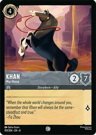 Khan - War Horse (8-193) (Cold Foil)