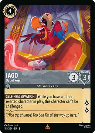 Iago - Out of Reach (8-195) (Cold Foil)