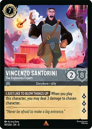 Vincenzo Santorini - The Explosives Expert (8-197) (Cold Foil)