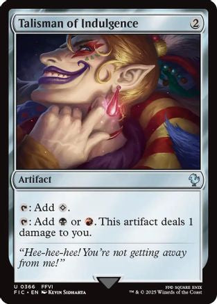 Talisman of Indulgence (FIC-366)
