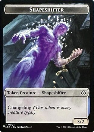 Shapeshifter // Cat Double-Sided Token (SLD-1 // 11)