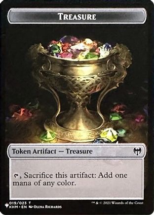 Treasure // Egg Double-Sided Token (SLD-19 // 8)
