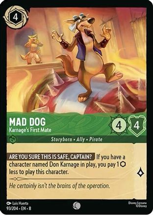 Mad Dog - Karnage's First Mate (8-093) (Cold Foil)