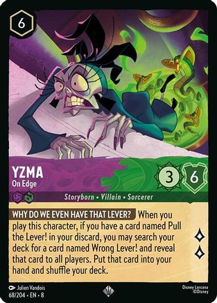 Yzma - On Edge (8-068) (Cold Foil)