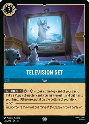 Television Set (8-178) (Cold Foil)