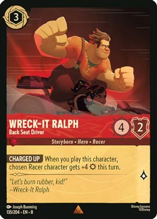 Wreck-It Ralph - Back Seat Driver (8-135) (Cold Foil)