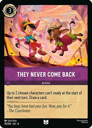 They Never Come Back (8-078) (Cold Foil)