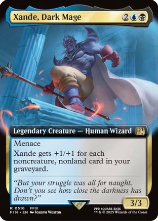 Xande, Dark Mage (FIN-516) (Extended Art) (Foil)
