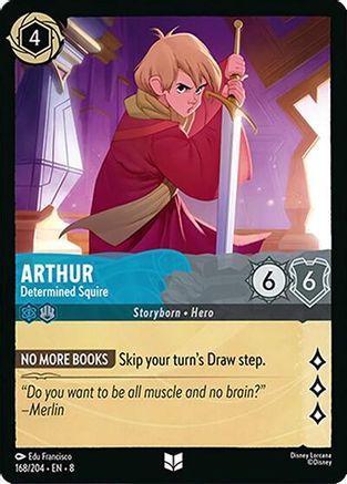 Arthur - Determined Squire (8-168)