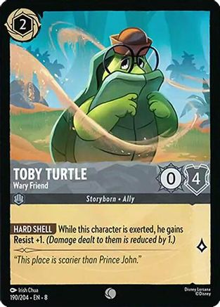 Toby Turtle - Wary Friend (8-190) (Cold Foil)