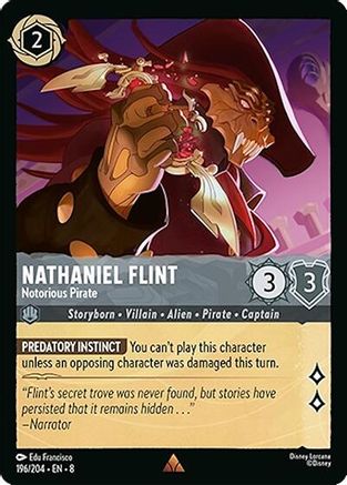 Nathaniel Flint - Notorious Pirate (8-196) (Cold Foil)