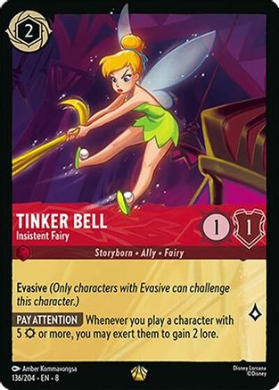 Tinkerbell - Insistent Fairy (8-136) (Cold Foil)