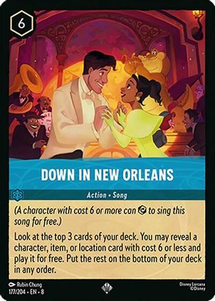 Down in New Orleans (8-177) (Cold Foil)