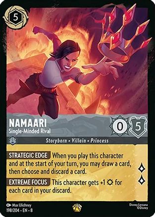 Namaari - Single-Minded Rival (8-198) (Cold Foil)