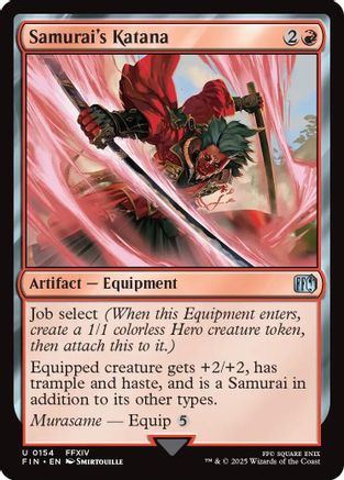 Samurai's Katana (FIN-154) (Foil)