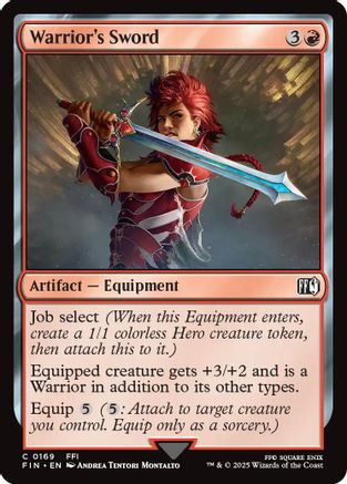 Warrior's Sword (FIN-169) (Foil)