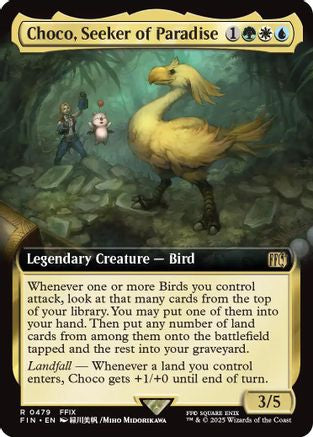 Choco, Seeker of Paradise (FIN-479) (Extended Art) (Foil)