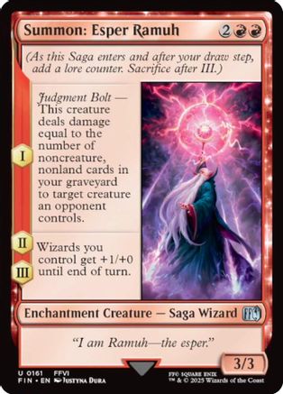 Summon: Esper Ramuh (FIN-161)