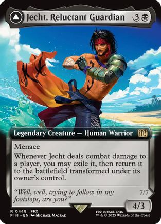 Jecht, Reluctant Guardian // Braska's Final Aeon (FIN-448) (Extended Art) (Foil)