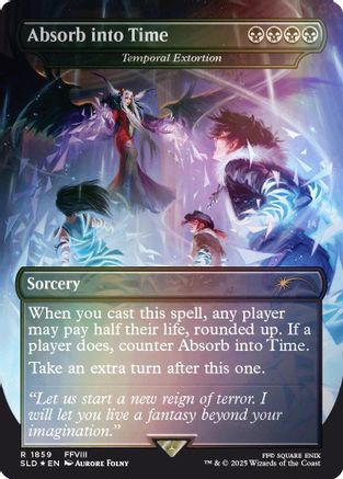 Absorb into Time - Temporal Extortion (Rainbow Foil) (SLD-1859)