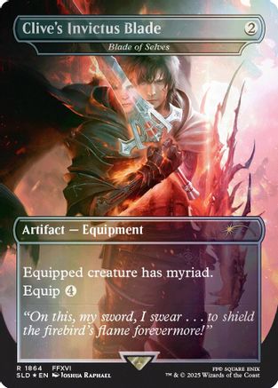 Clive's Invictus Blade - Blade of Selves (Rainbow Foil) (SLD-1864)