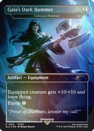Gaia's Dark Hammer - Colossus Hammer (Rainbow Foil) (SLD-1866)
