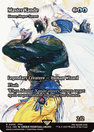 Master Xande / Venser, Shaper Savant (FCA-006) (Borderless) (Foil)