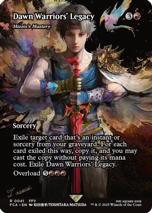 Dawn Warriors' Legacy / Mizzix's Mastery (FCA-041) (Borderless) (Foil)