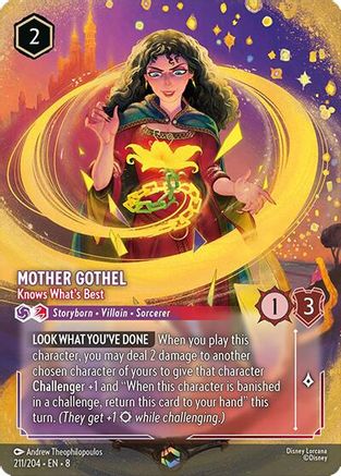 Mother Gothel - Knows What's Best (Enchanted) (8-211) (Holofoil)