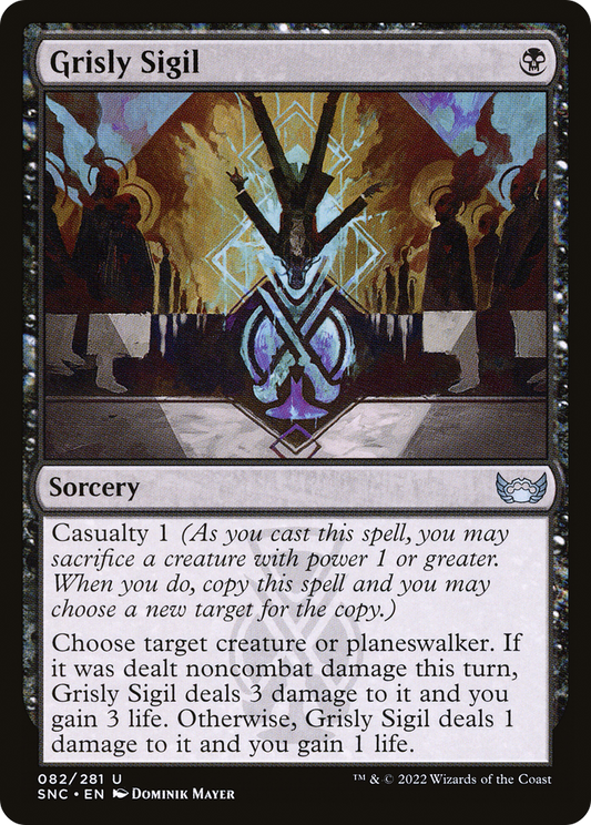 Grisly Sigil (SNC-082) (Foil)