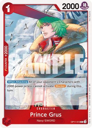 Prince Grus (OP11-013) (Foil)