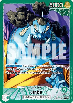Jinbe (021) (Alternate Art) (OP11-021) (Foil)