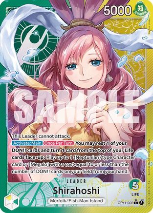 Shirahoshi (022) (Alternate Art) (OP11-022) (Foil)