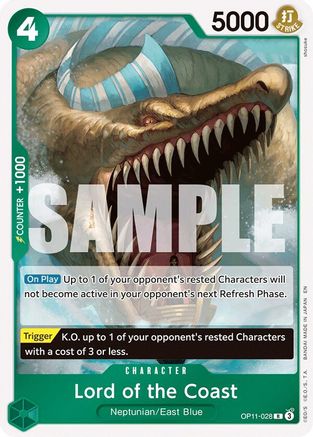 Lord of the Coast (OP11-028) (Foil)